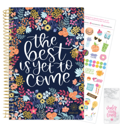 2021-22 Soft Cover Daily Planner & Calendar, Best is Yet to Come