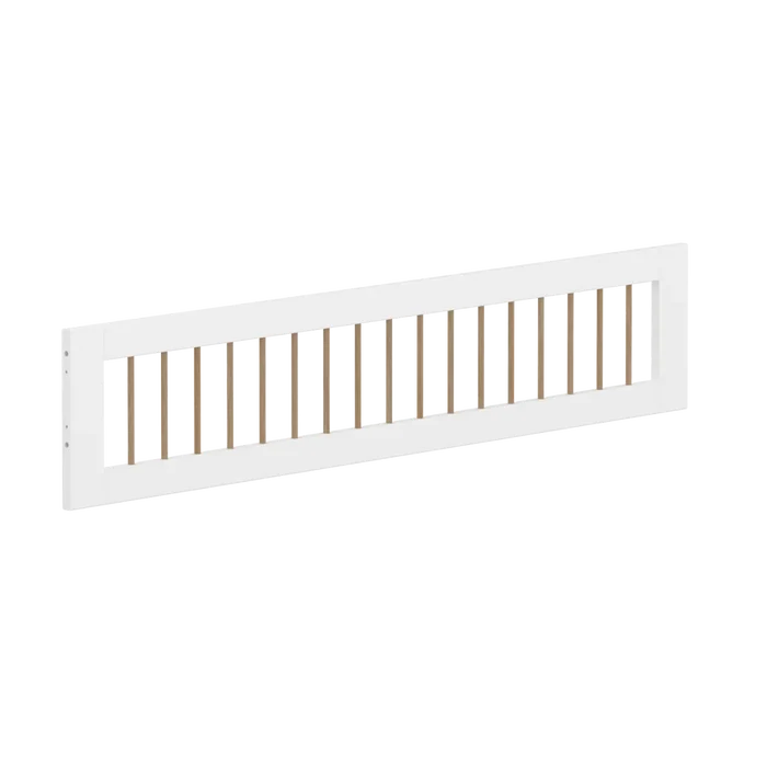 3/4 Safety Rail with, White/Oak FLEXA SAFETYRAIL safety-rail-front-w-bars-oak-birch-f-wht-3-4-200-cm 200 flexa-com.myshopify.com