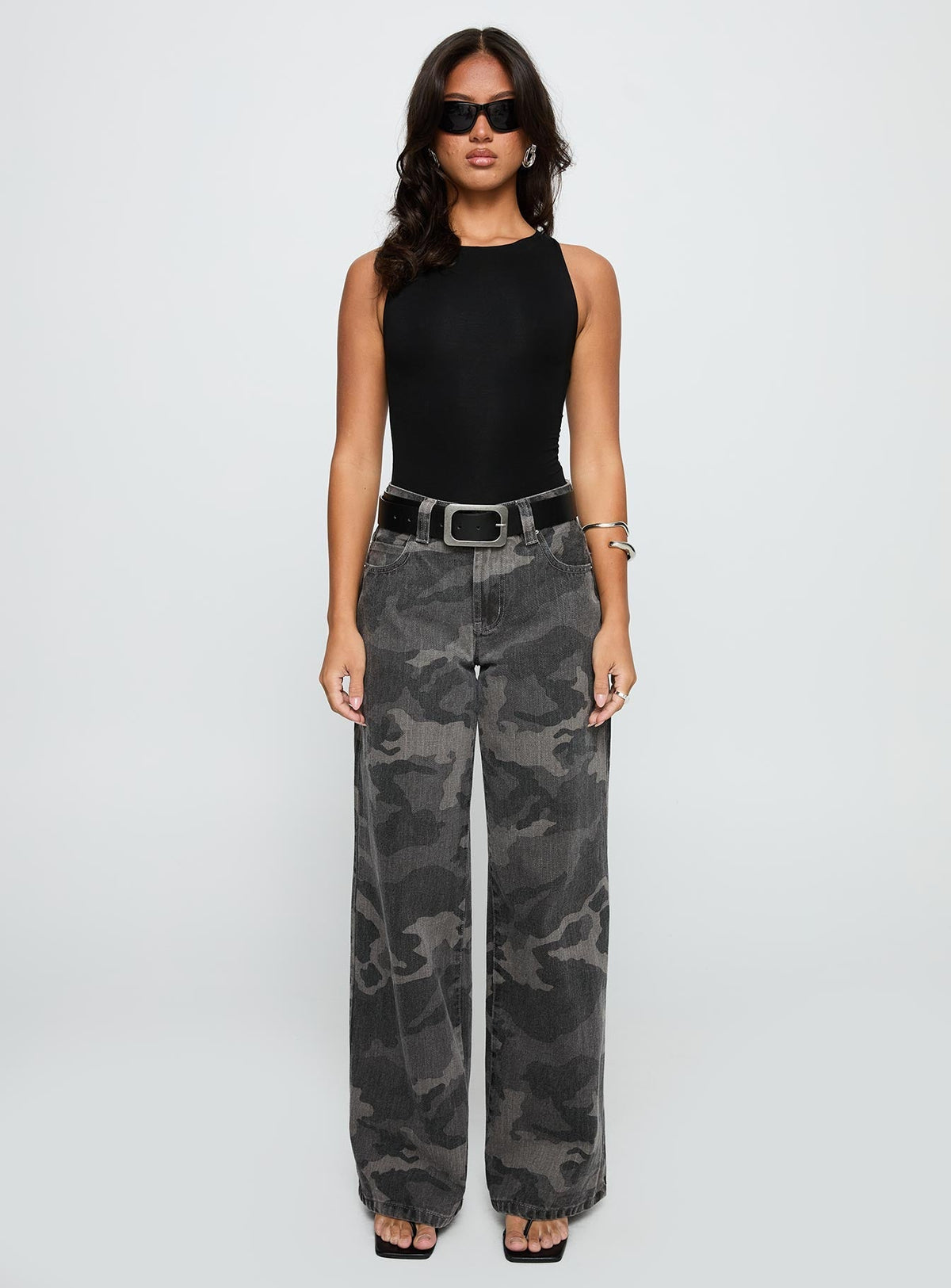 Majesty Tie Back Bodysuit Black