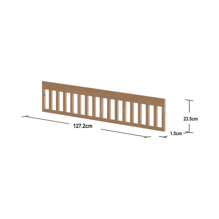 Baby Safety rail, 140x70 cm, Oak SAFETYRAIL safety-rail-for-baby-bed-1272x235x15-oak-clear-lacq flexa-com.myshopify.com