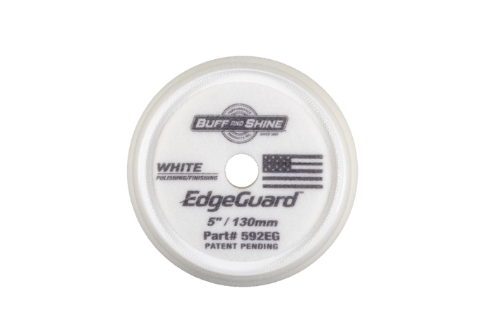 Buff & Shine EdgeGuard Polishing / Finishing White Foam Pad