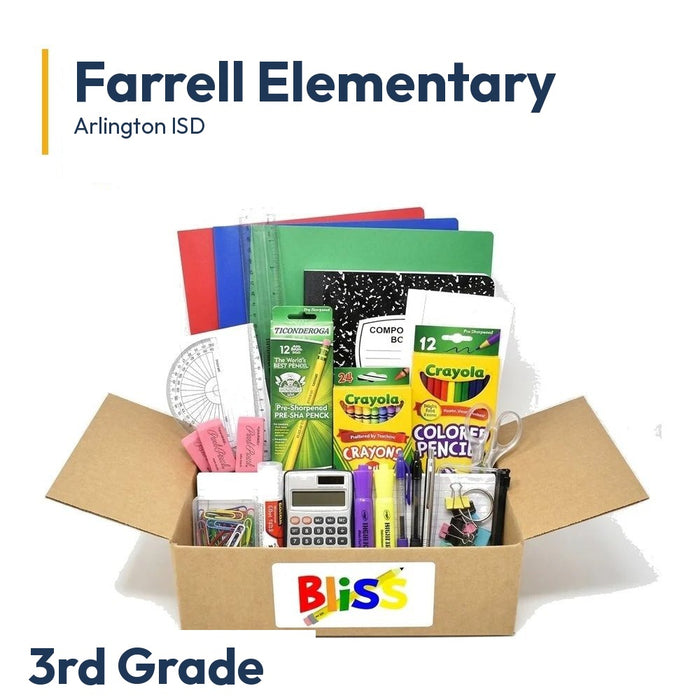 Farrell Elementary 3rd Grade School Supply Kit