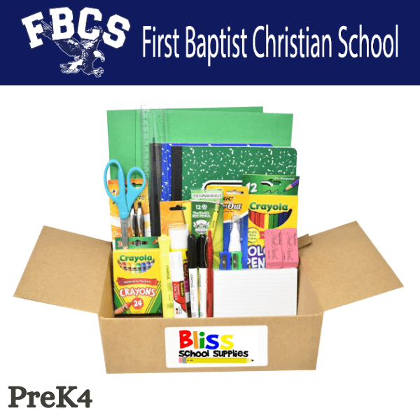 First Baptist Christian School - Pre K4