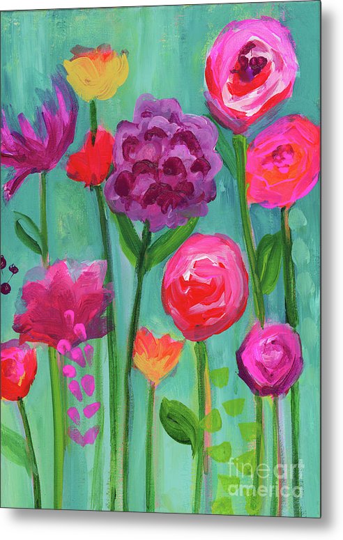 Floral Abyss 2 - Metal Print
