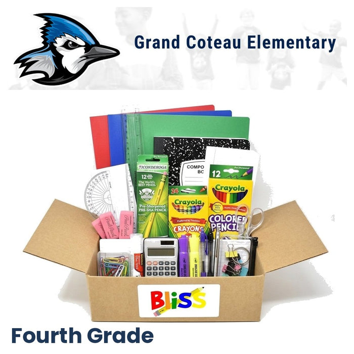 Grand Coteau Elementary School 4th Grade School Supply Kit