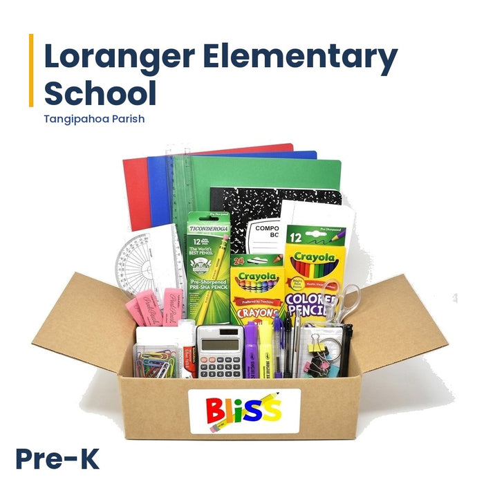 Loranger Elementary School Pre-K School Supply Kit
