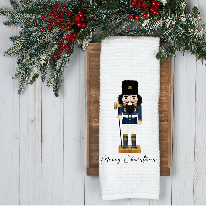 Nutcracker 2 Holiday Tea Towel, Christmas Kitchen Décor, Christmas Party Décor