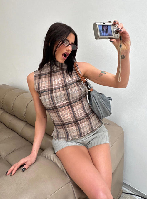 Ford Top Tan Plaid