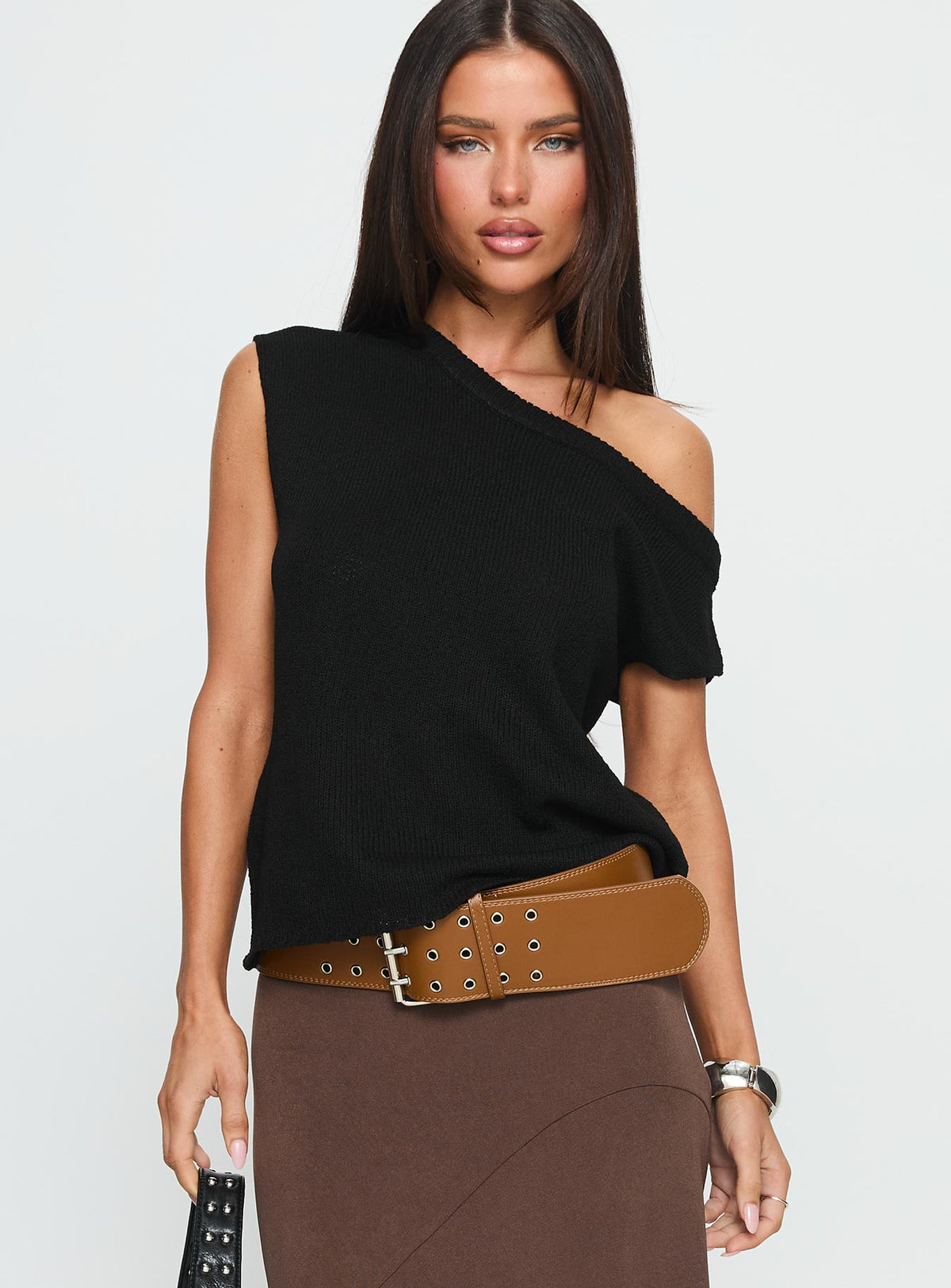 Ashfield Off Shoulder Top Black