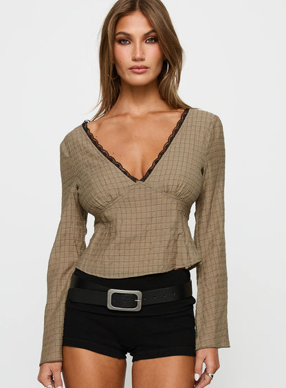 Haega Long Sleeve Top Olive
