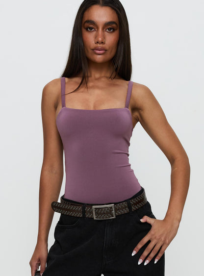 Off Stage Bodysuit Purple
