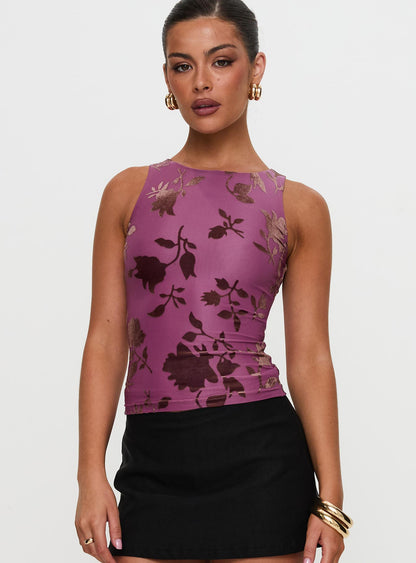 Angelical Top Purple