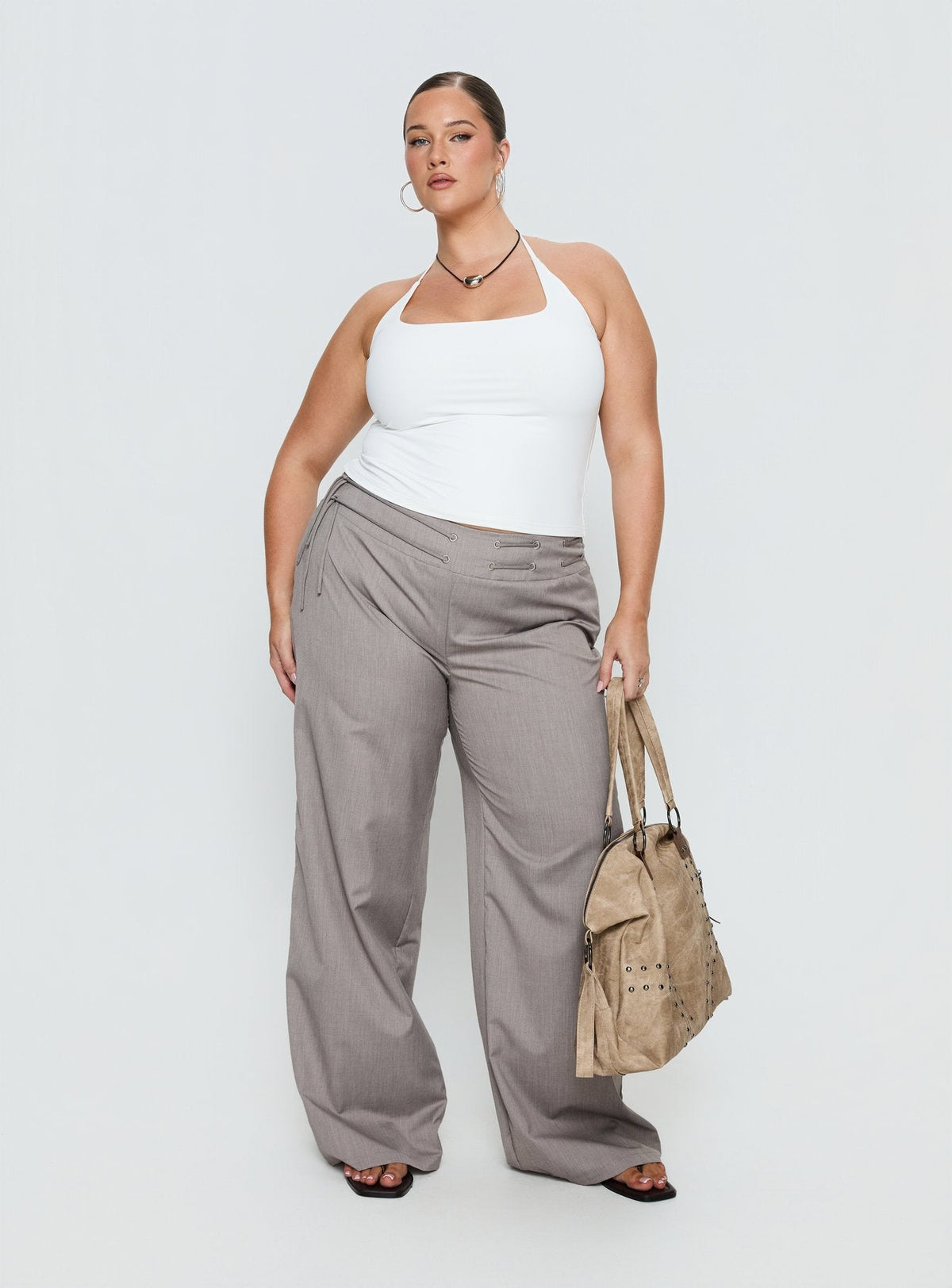 Ezekiel Nylon Top White Curve