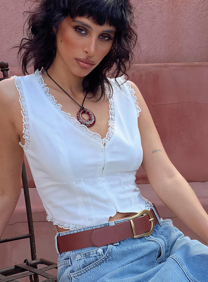 Silvanna Top White