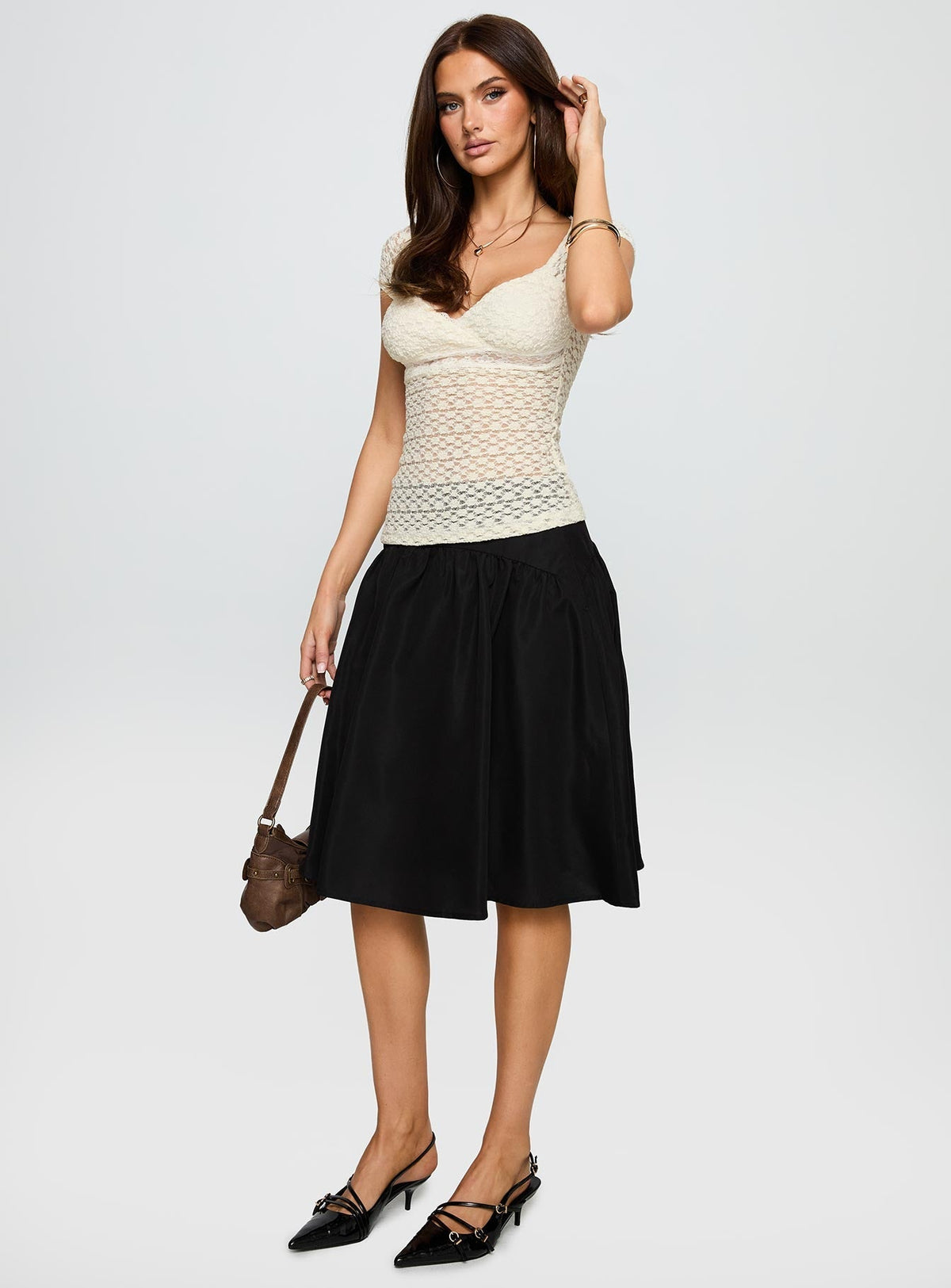 Parasol Textured Top Cream