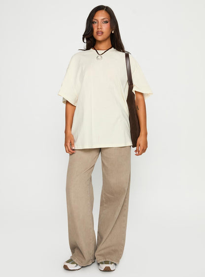 What's In My Bag Graphic Tee Cream / Multi