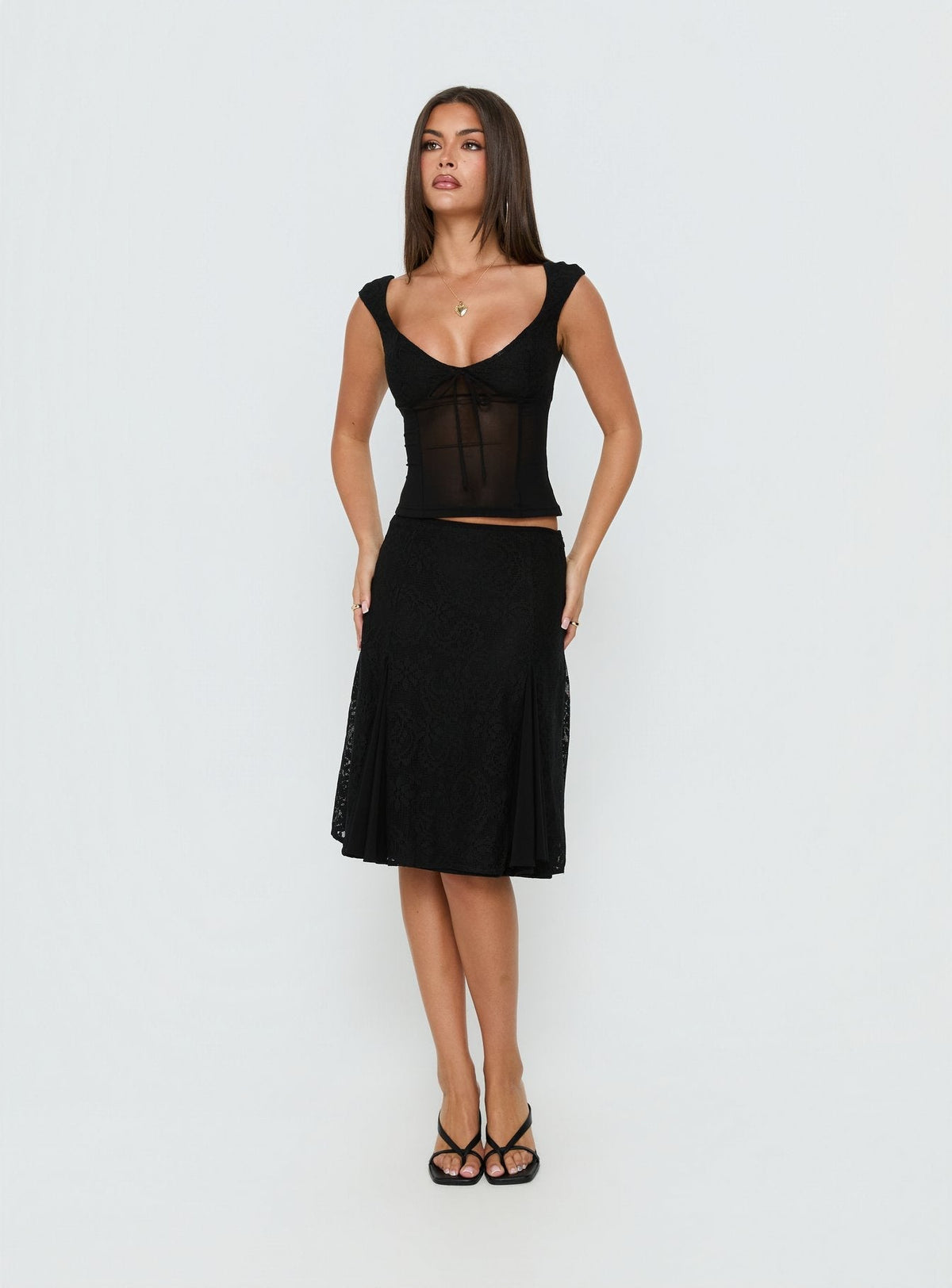Quani Lace Top Black