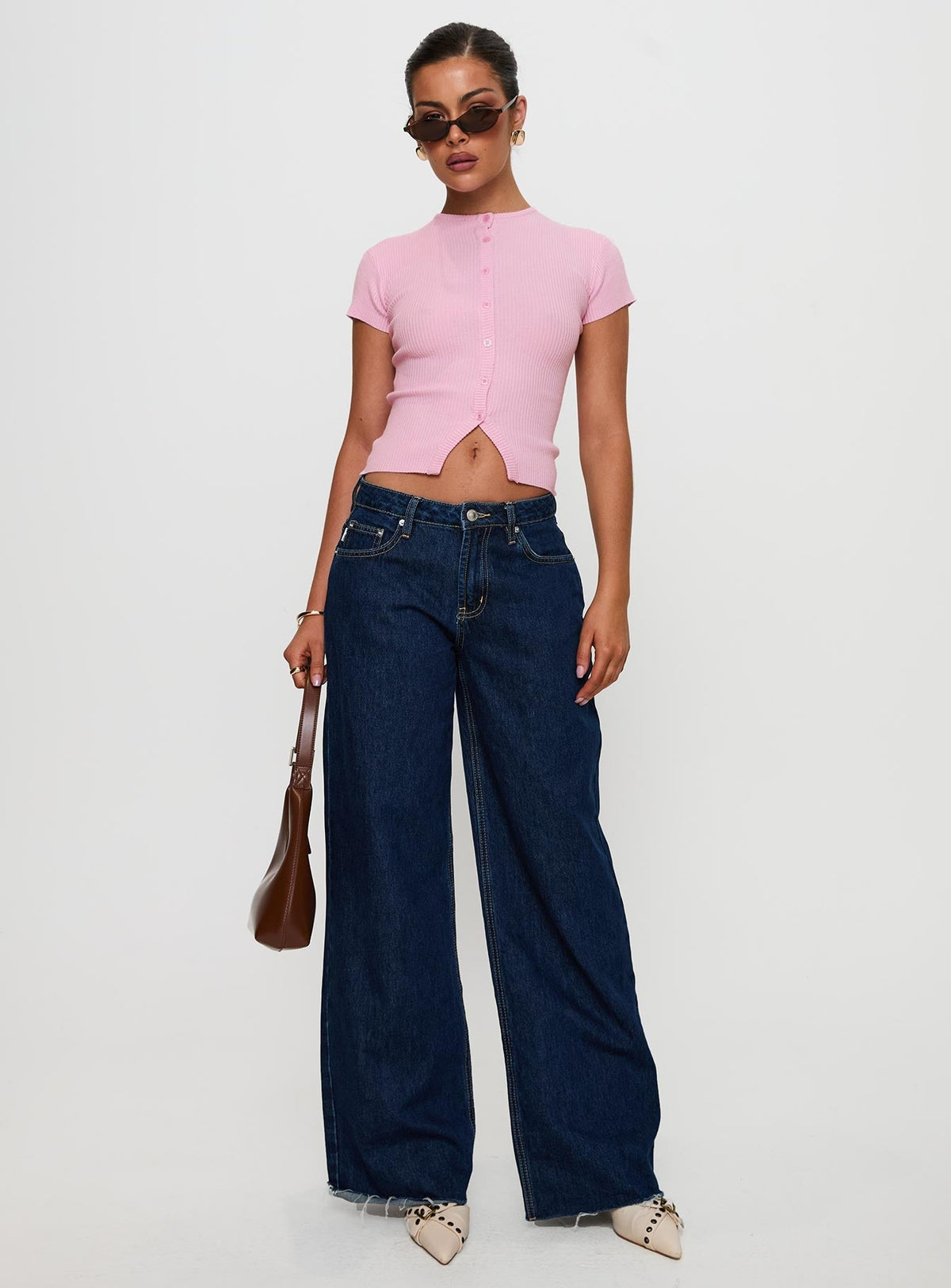 Suzu Knit Top Pink