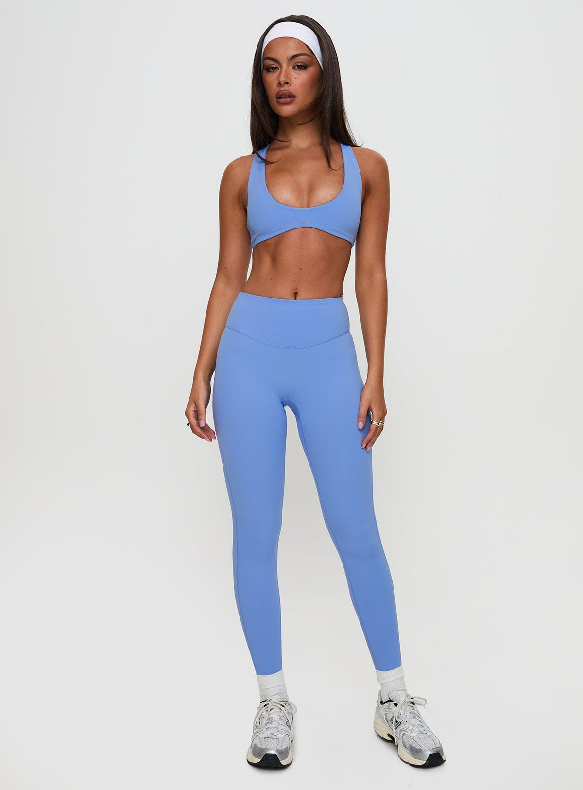 Pulse Active Halter Crop Blue