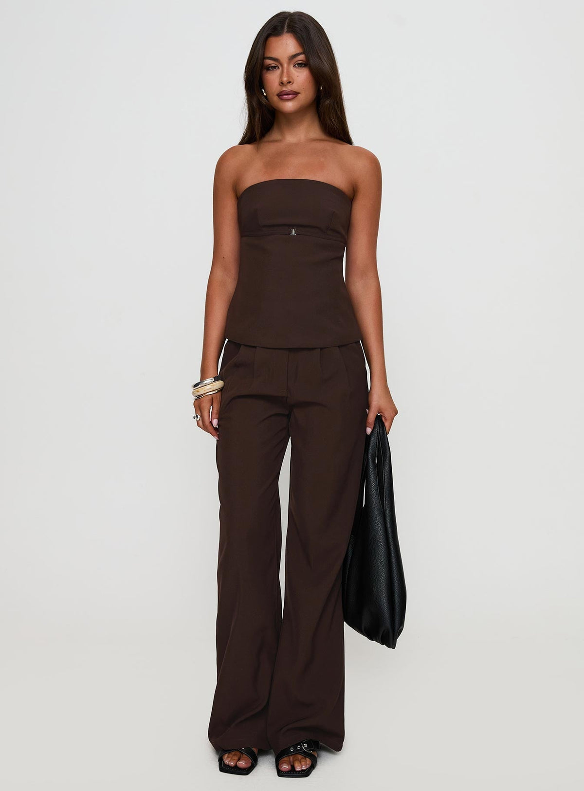 Irresistible Strapless Top Chocolate