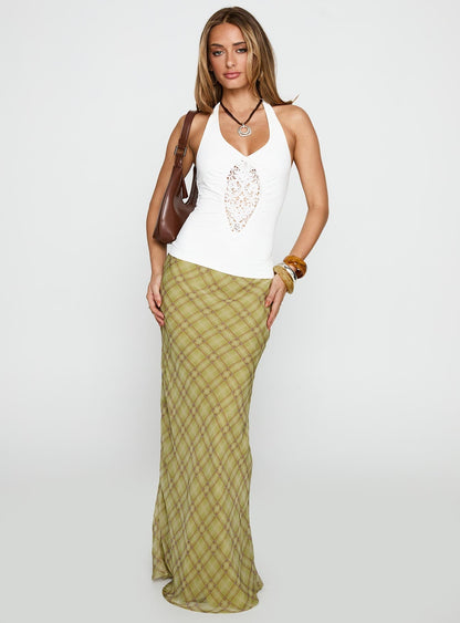 Luminara Lace Detail Top White