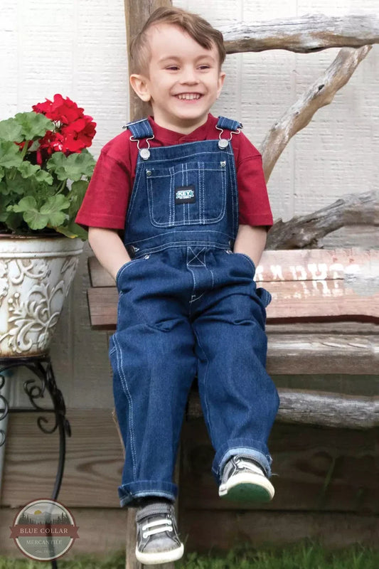 Key 224.45 Toddler Bib Overalls in Denim Life View