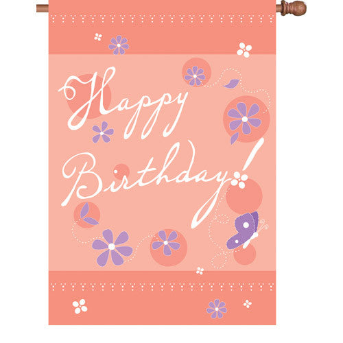 28 in. Flag - Birthday Blast