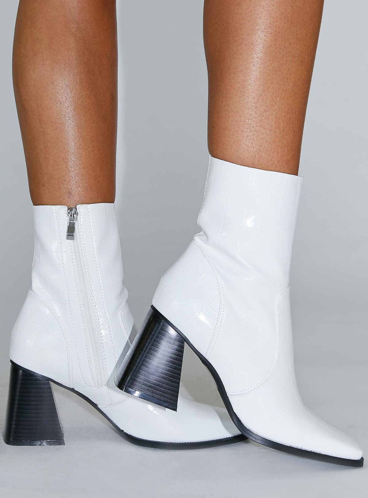 Michelle Boots White