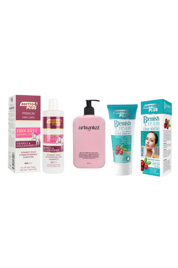 3-in-1 Rose Toner with Donkey Milk – 875 ml