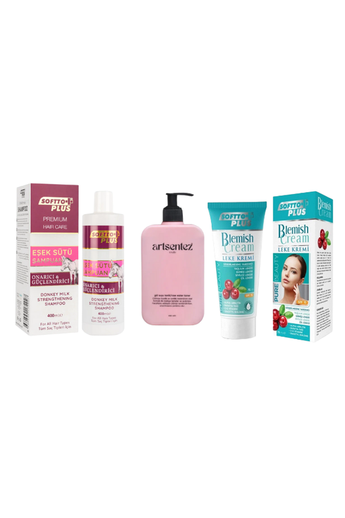 3-in-1 Rose Toner with Donkey Milk – 875 ml