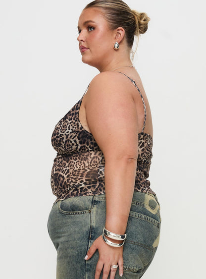 Fast Times Top Leopard Curve