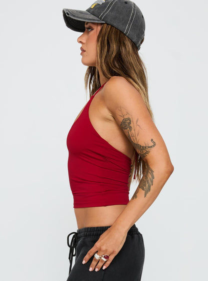 Ezekiel Nylon Top Red