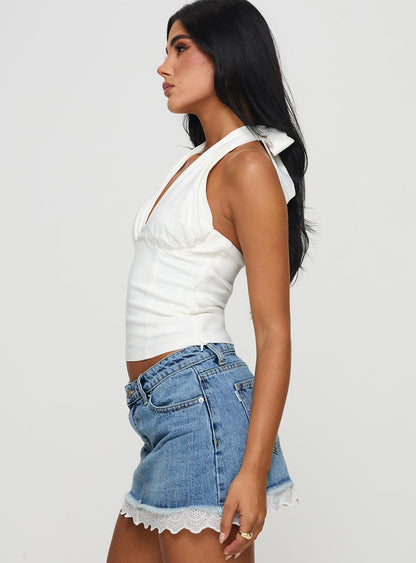 Coralina Top White