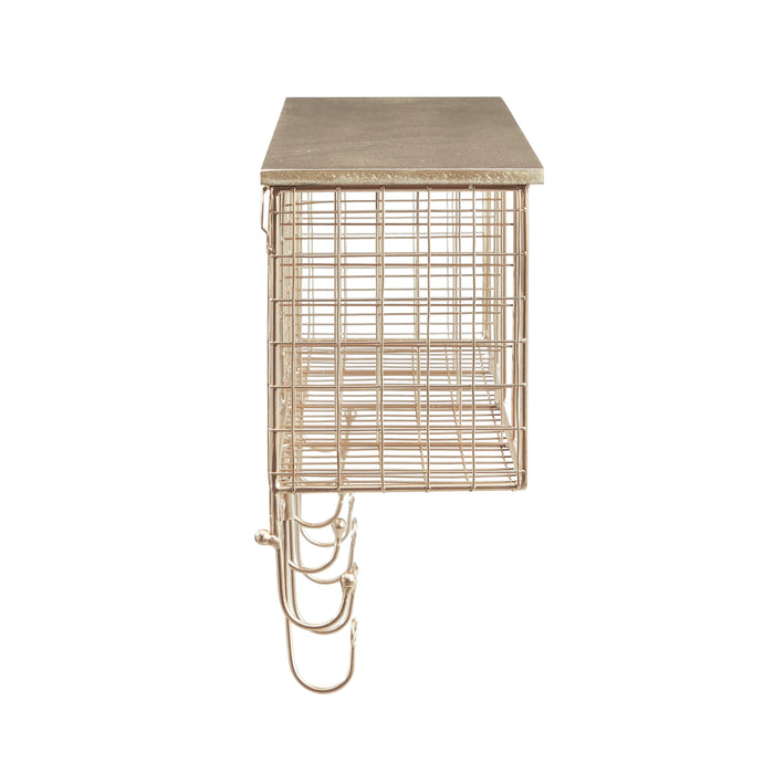 4 Cubby Wall Shelf