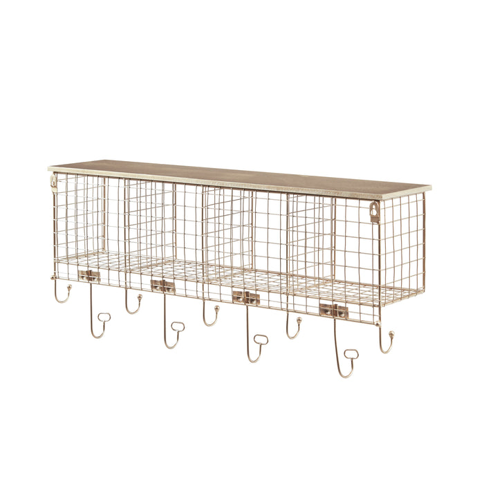4 Cubby Wall Shelf