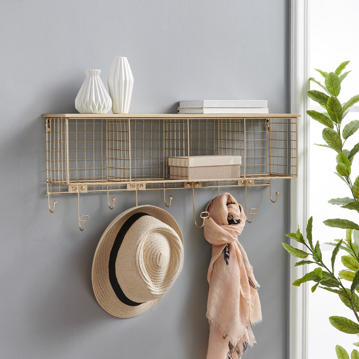 4 Cubby Wall Shelf