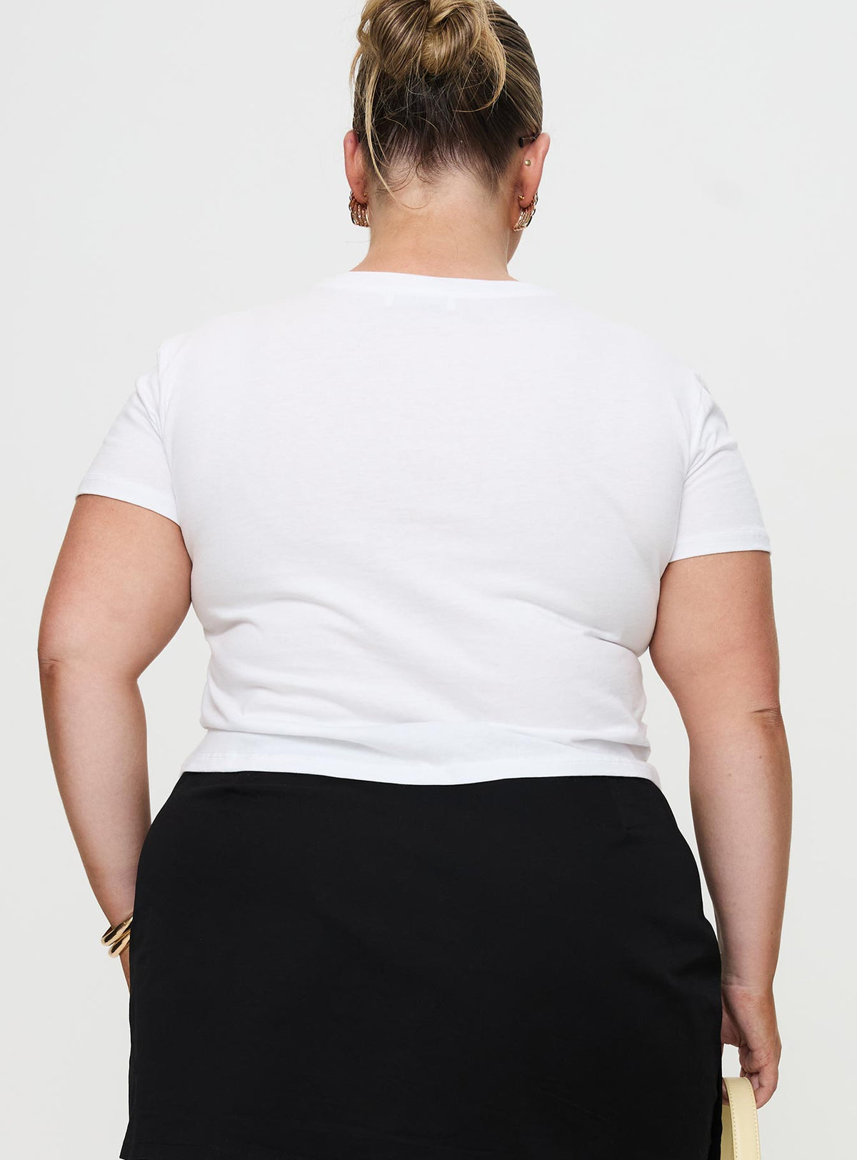 Edenia Tee White Curve