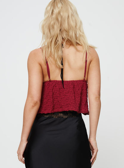 Kellan Top Red