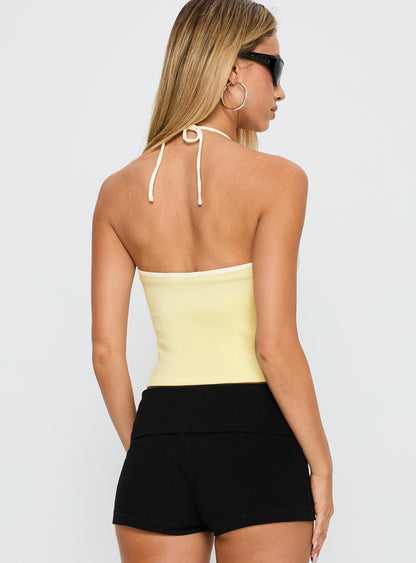 Intellect Top Yellow / White