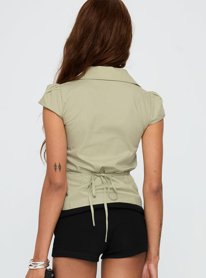 Arianwyn Short Sleeve Shirt Sage