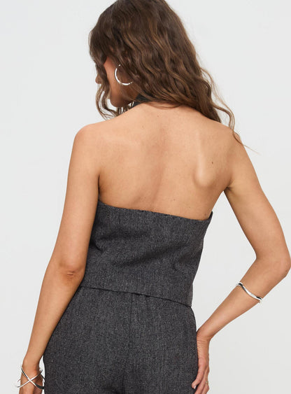 Joshy Top Charcoal