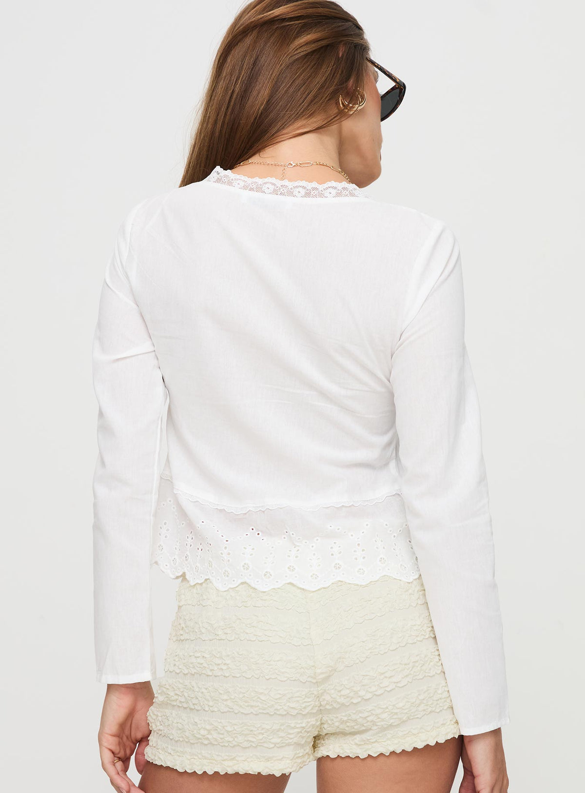 Pauline Top White