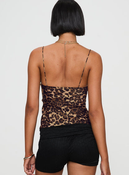 Mariah Top Leopard
