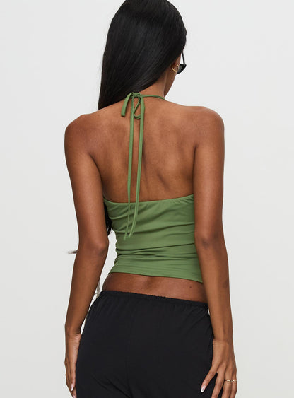Ezekiel Nylon Top Green