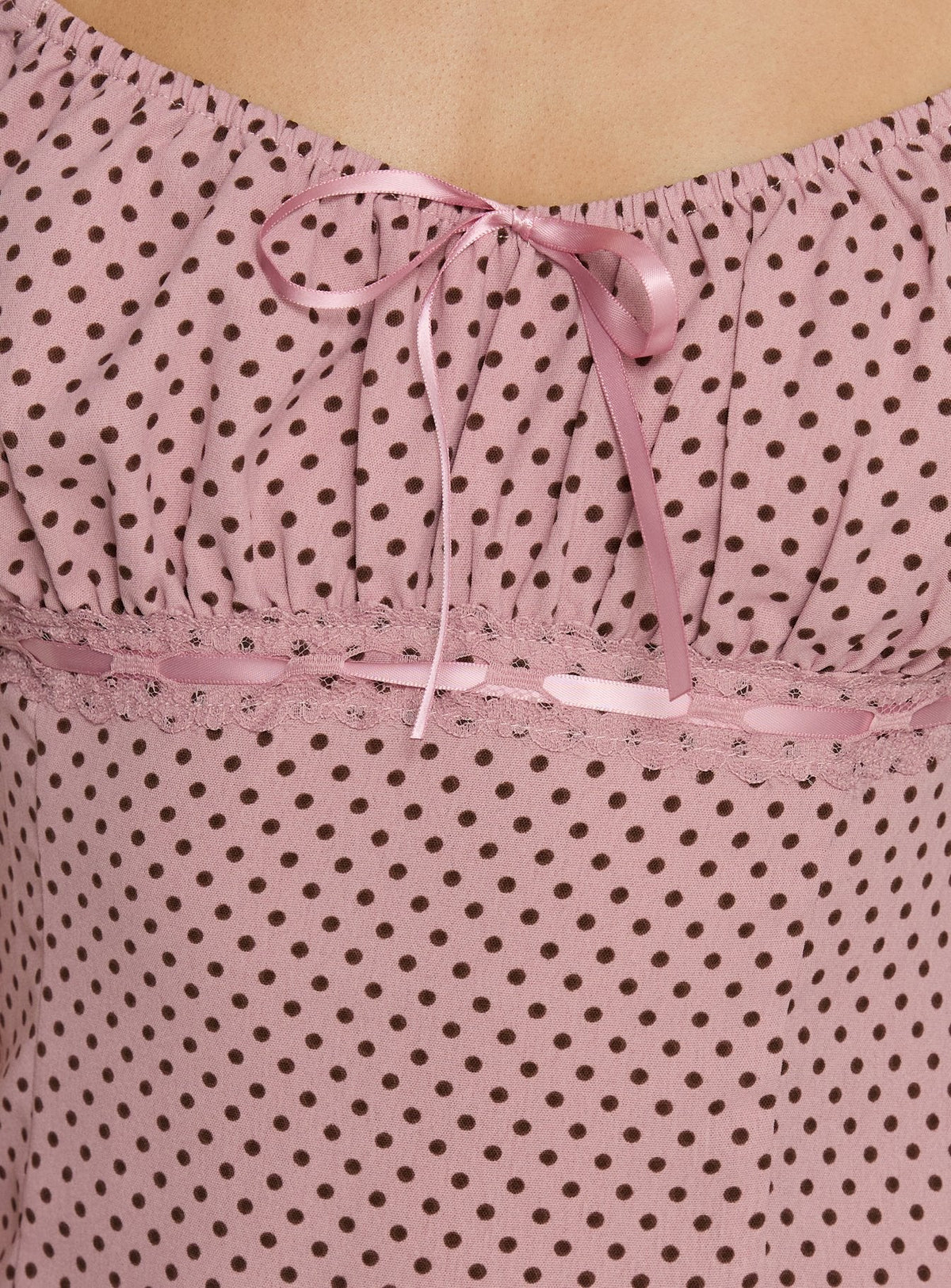 Garconne Top Pink Polka