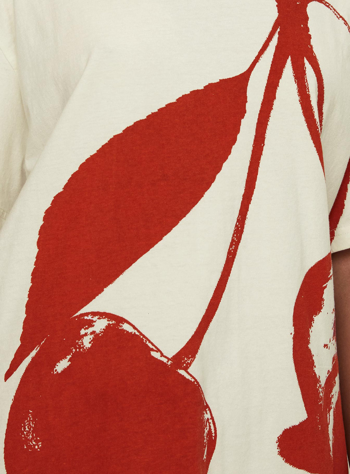 Cherrie Amore Oversized Tee White