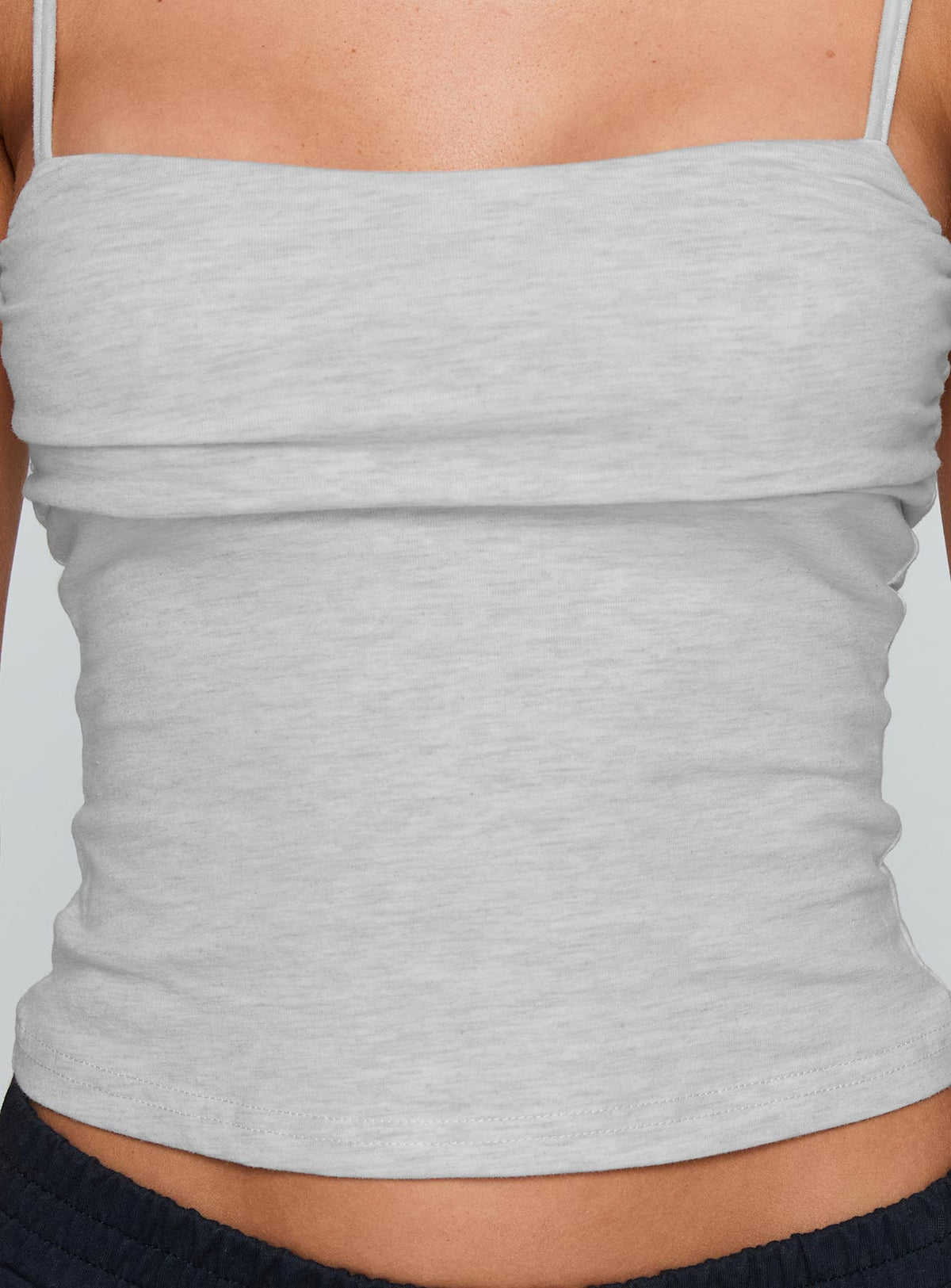 Race My Mind Top Grey Marle