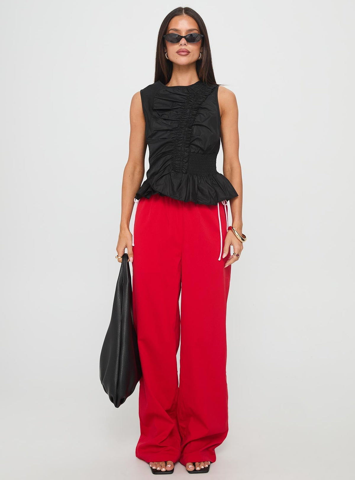The Clique Top Black