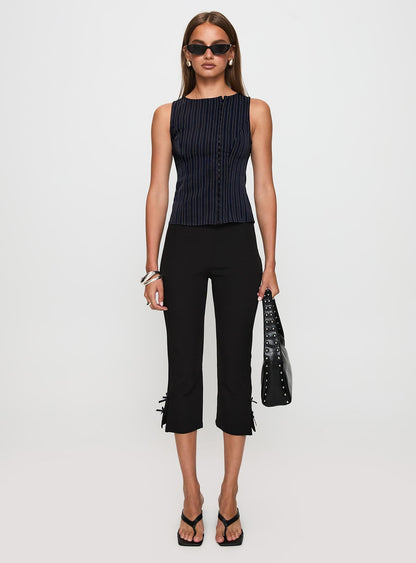 Running Wild Top Blue Stripe