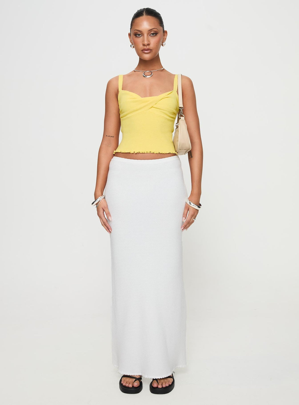 Dalma Twist Top Yellow